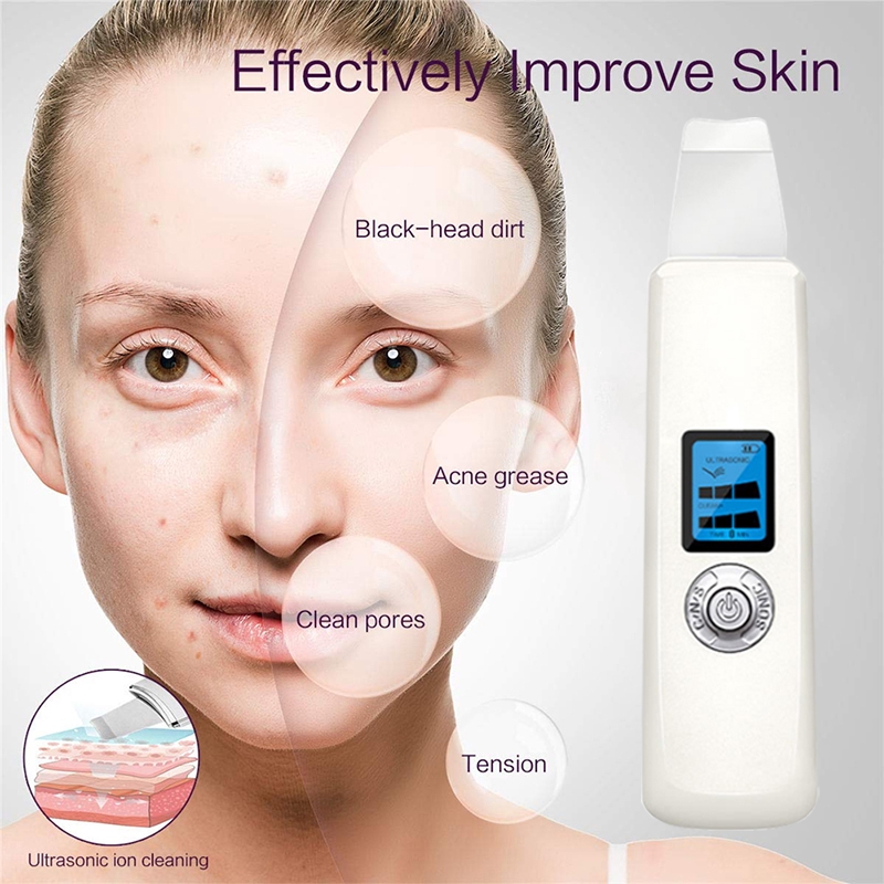 Ultrasonic Skin Scrubber Cavitation Peeling Komedo Dead Skin Wrinkle Peeling