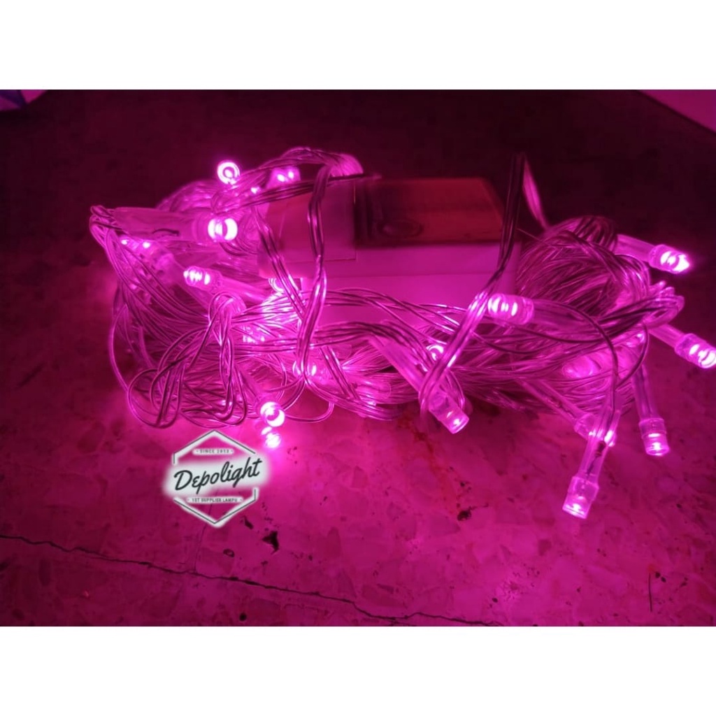 Lampu Hias LED 10 meter FULL + Kontra / Lampu Dekorasi TUMBLR