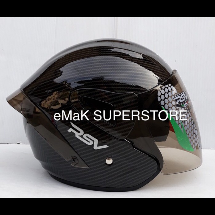 helm RSV DARK EDITION WINDTAIL CARBON KARBON AGV PISTA CORSA SPOILER