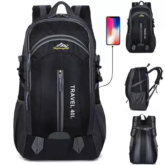Tas Gunung Travel Waterproof 40 Liter USB