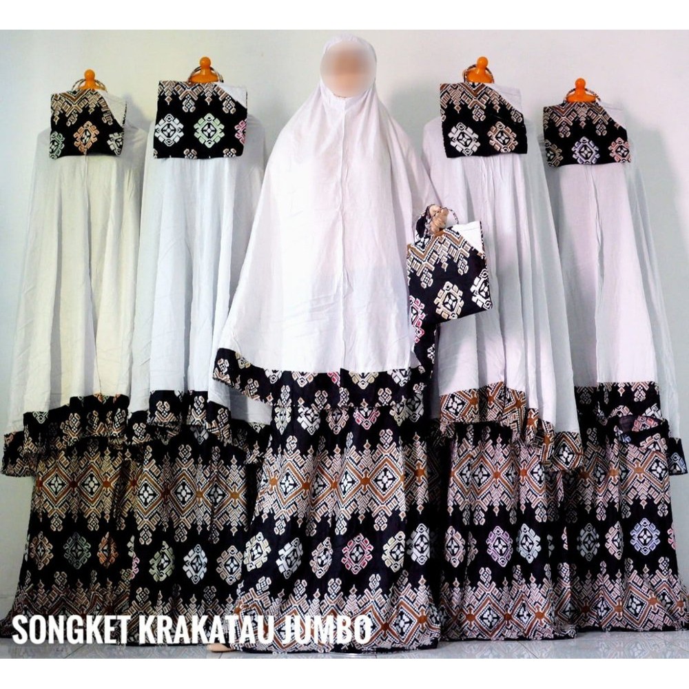 Mukena Rayon Bali ukuran Jumbo Mukena Mukena Bali Rayon Jumbo ECER dan GROSIR