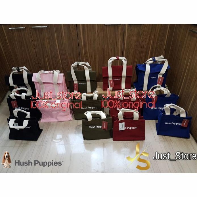 Bag Canvas - Tas Hush Puppies Original Canvas Tote Bag / Canvas Flap