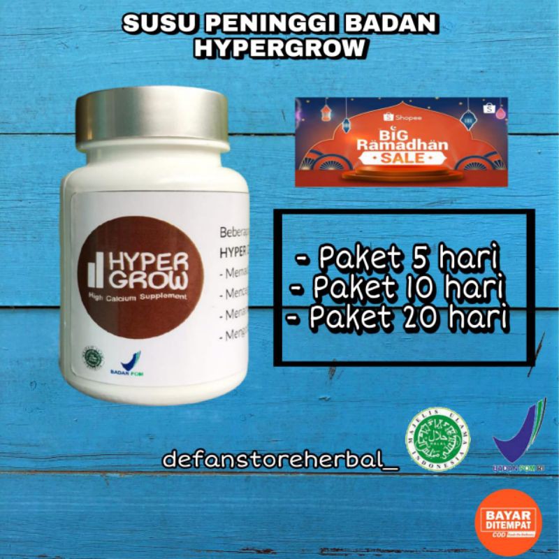 

SUSU PENINGGI BADAN HYPERGROW - SUSU PENINGGI BADAN HYPERGROW ORIGINAL