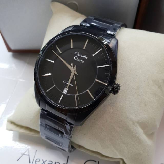 Alexandre christie original ac8579 full black pria