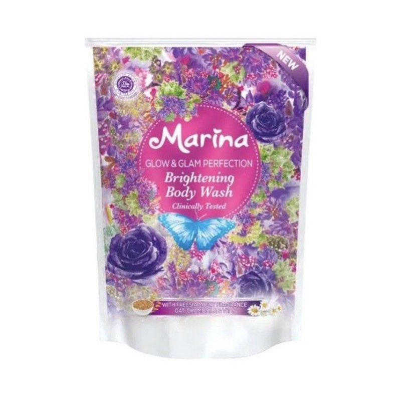 Marina Body Wash Refill 430ml Glow &amp; Glam Perfection