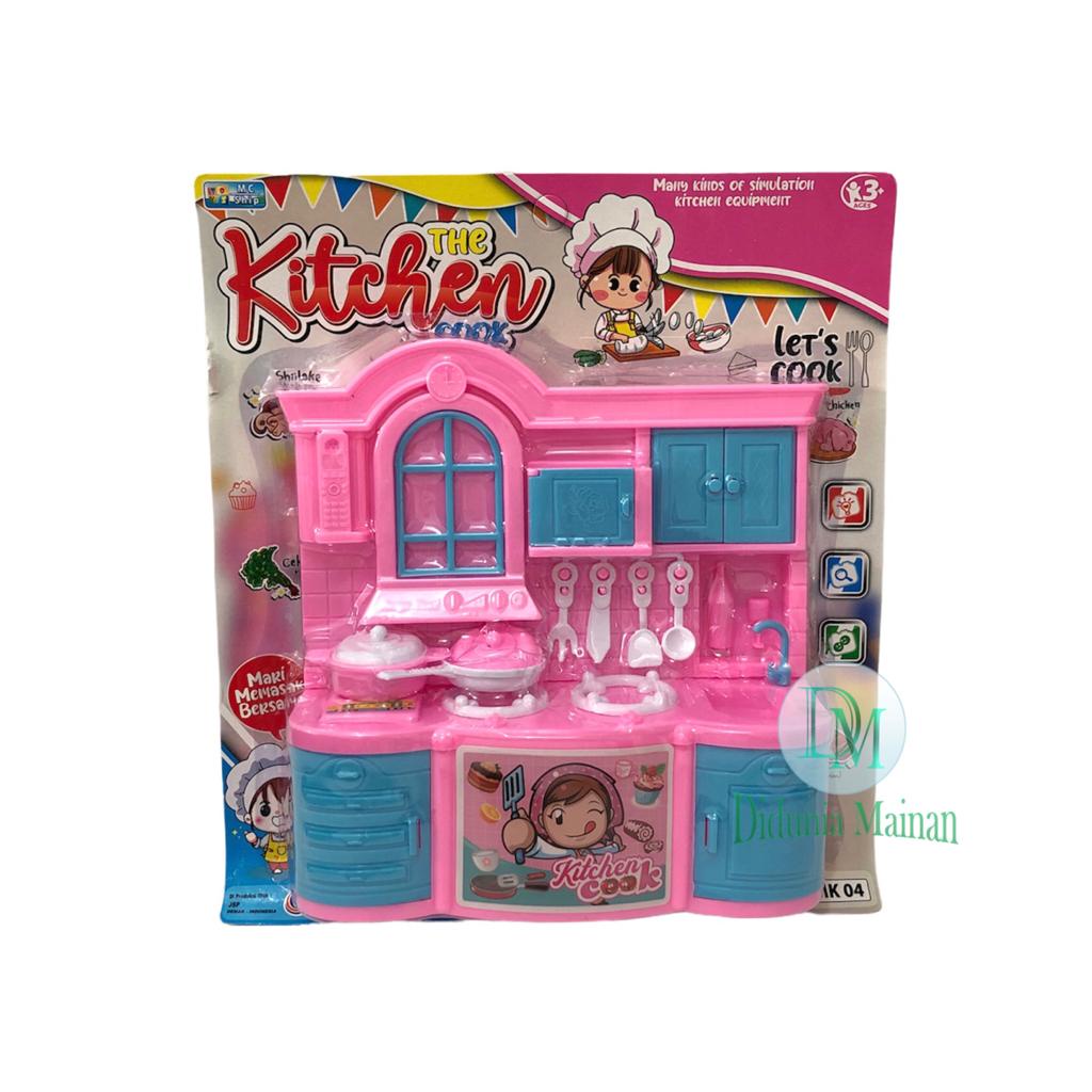 mainan masak masakan anak perempuan peralatan dapur kitchen cooking set mini