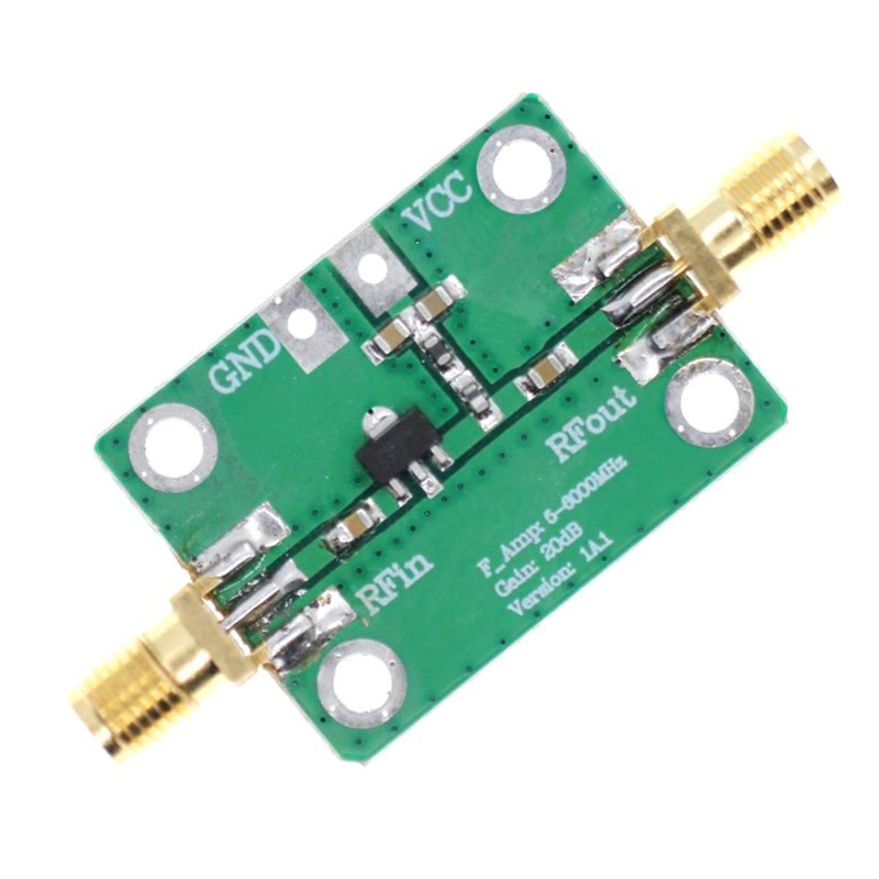 Btsg 1-1000MHz Broadband 20dB High Gains LNA Modul RF Amplifier Kebisingan Rendah Ham Radio