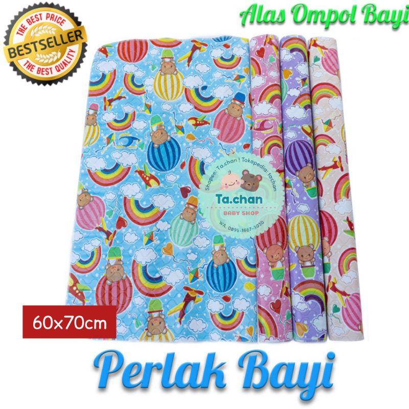 Perlak Bayi alas ompol bayi 60x70cm / 55x50cm