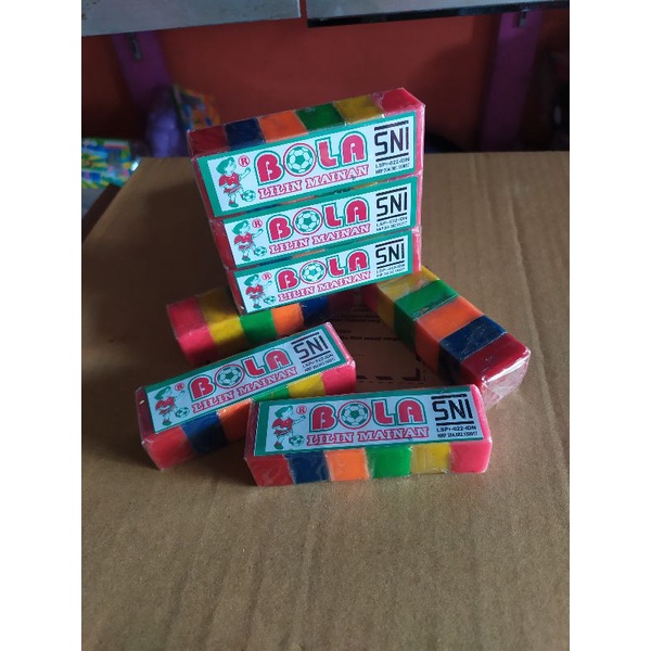 Mainan Slime Malam 5 kotak Warna Warni