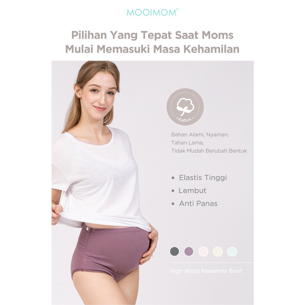 Celana Dalam Hamil | MOOIMOM High Waist Maternity Briefs