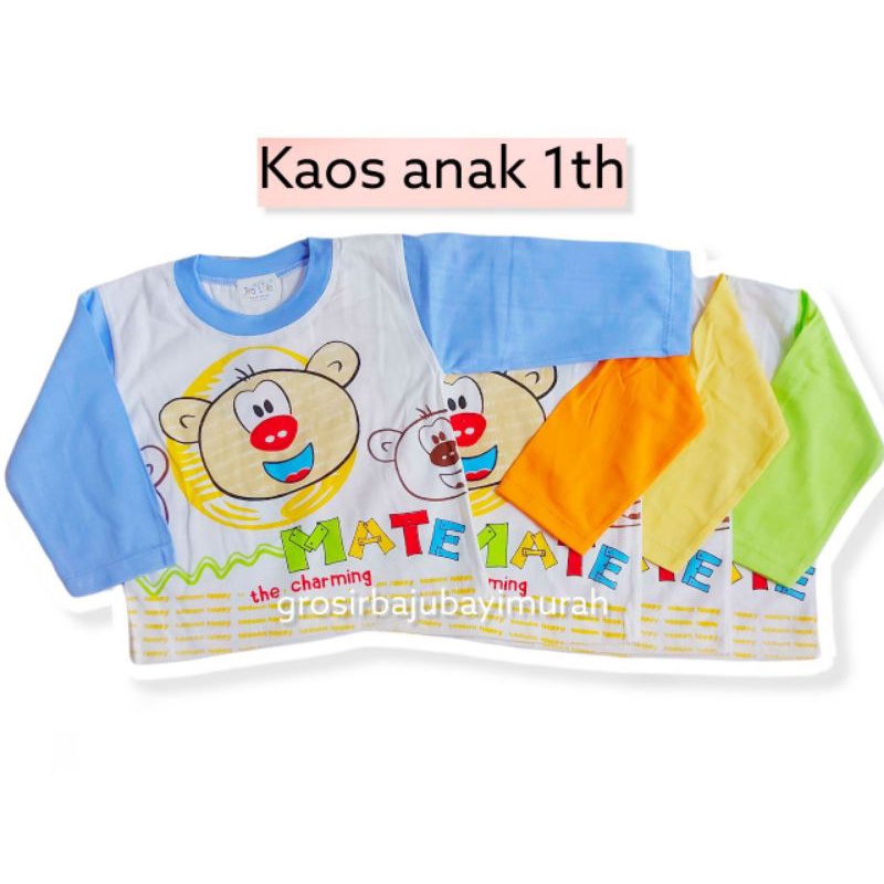 kaos anak 1-2th TRALALA PANJANG