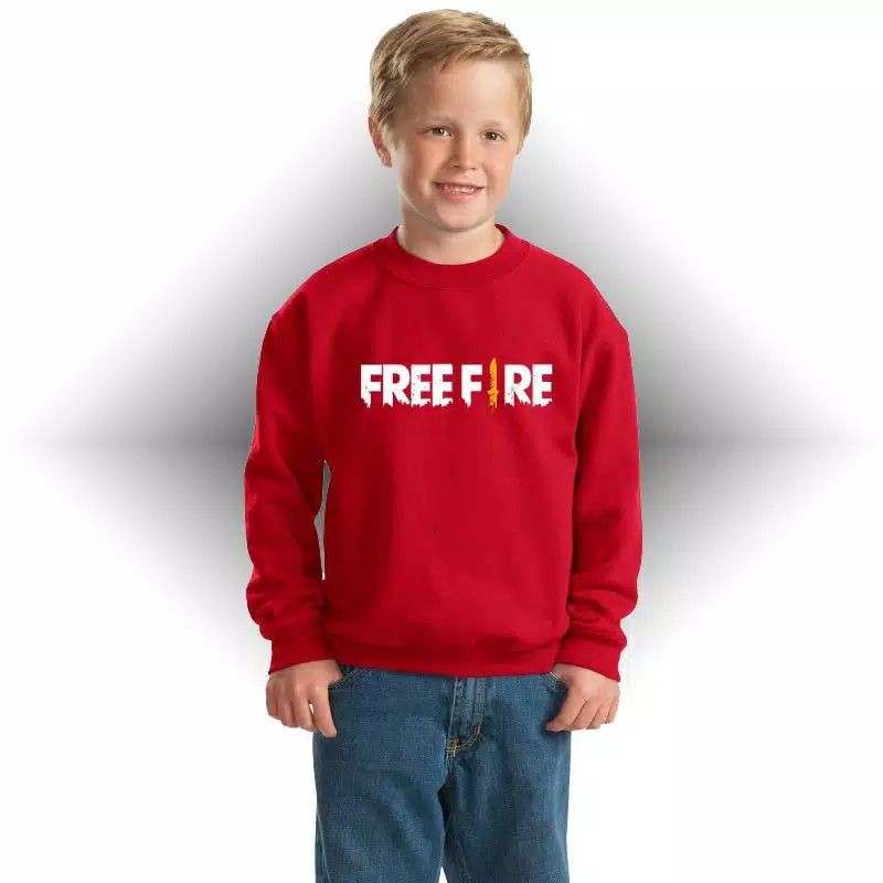 Sweater anak Freefire switer game free fire anak cowok/cewek KARI BLUSS