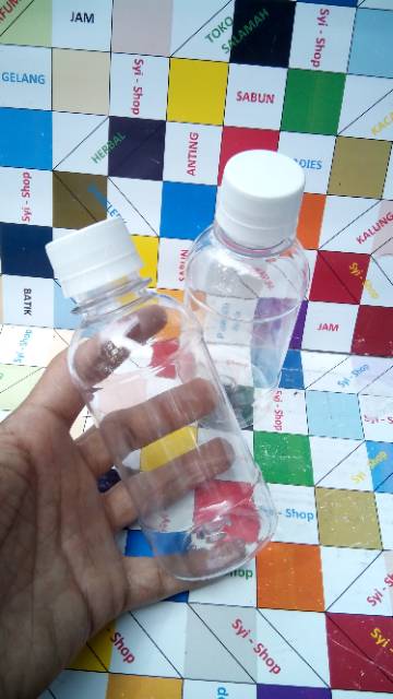 Botol Obat - Madu - Herbal Tutup Anti Tumpah 200ml