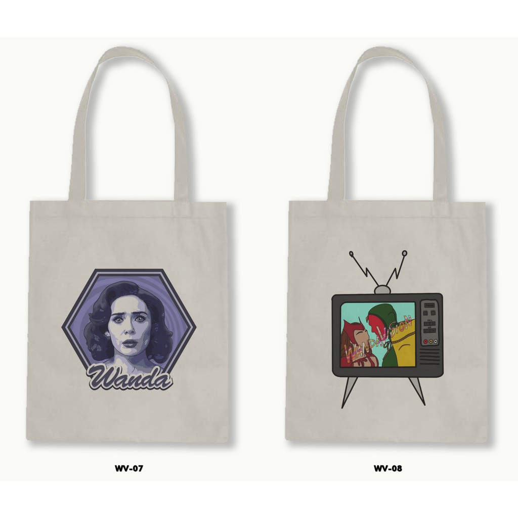 TOTE BAG BLACU - WANDA VISION