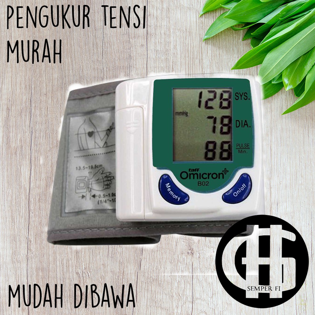 TaffOmicron Alat Pengukur Tekanan Darah Tensi - JZK-B02