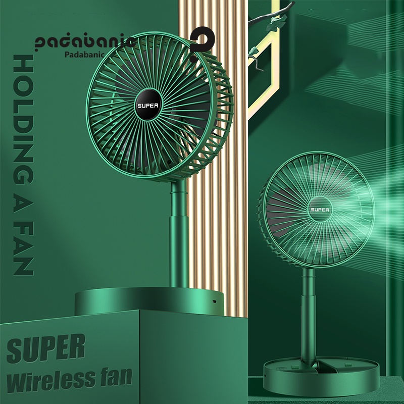 PADABANIC KIPAS ANGIN LIPAT / KIPAS MEJA / KIPAS ANGIN PORTABLE PUTAR 180 PORTABLE MINI FAN RECHARGE