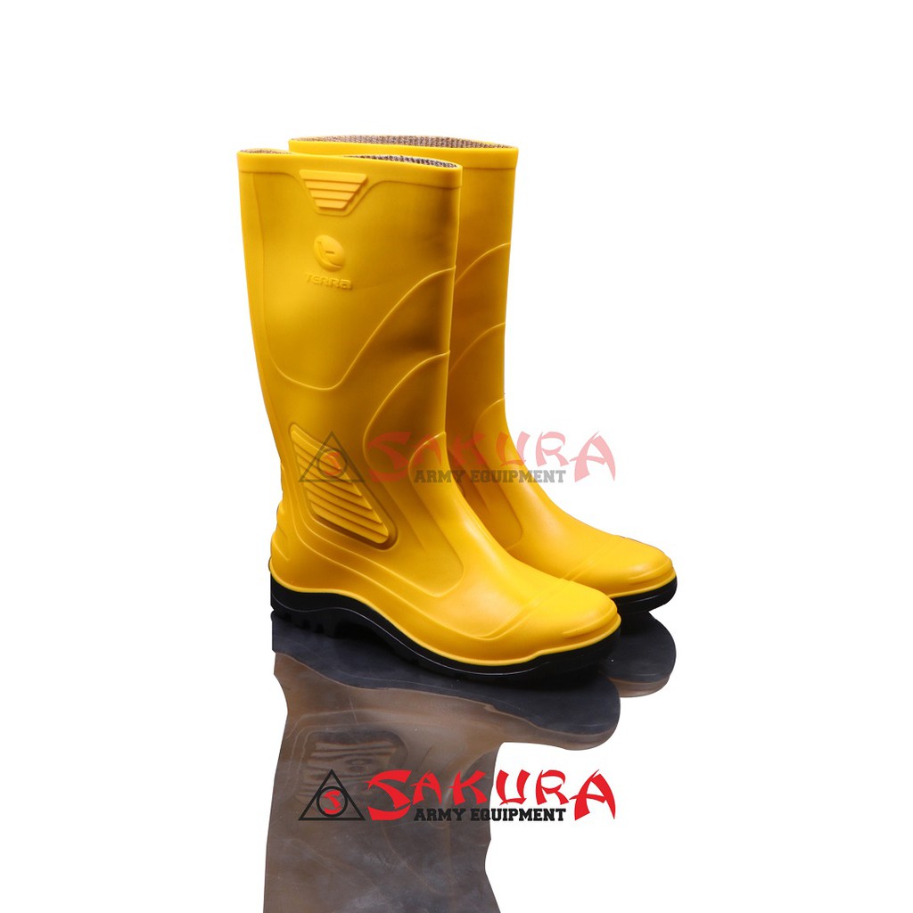 Sepatu Boots Proyek Terra Kuning Tinggi