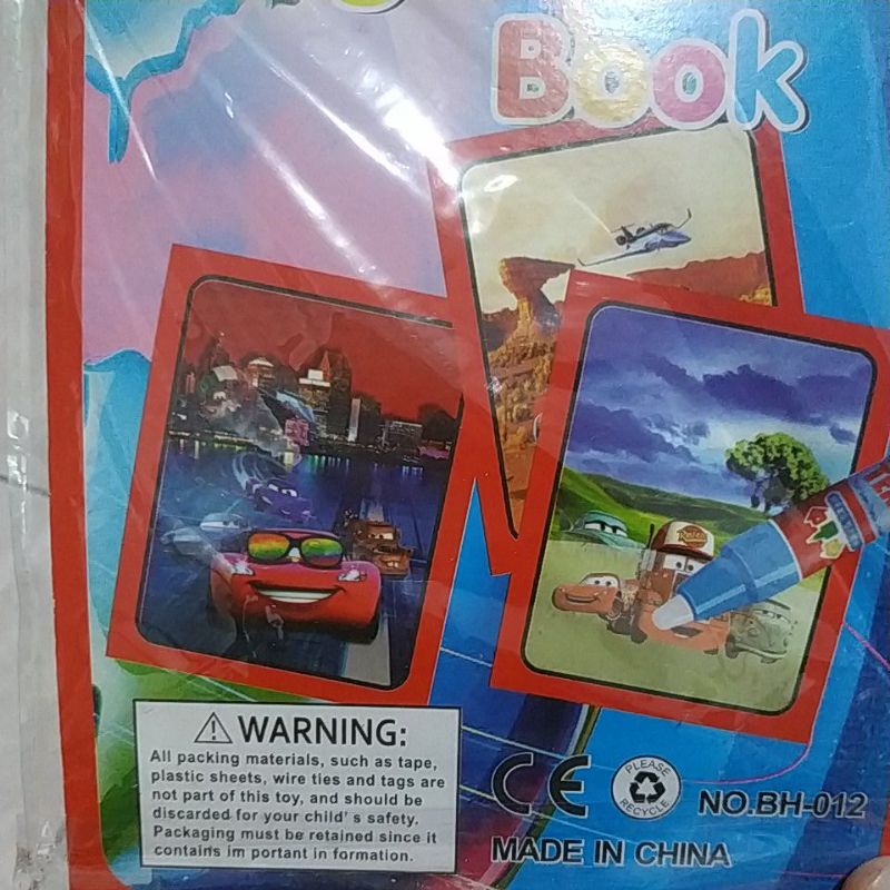 [TERMURAH] Buku Mewarnai digunakan Berulang termurah anti berantakan mengalihakan dari gadget magic water book-Cars