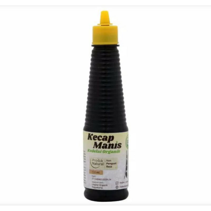 

Lingkar Organik - Kecap Manis 150ml - Non MSG - Non GMO - Organik