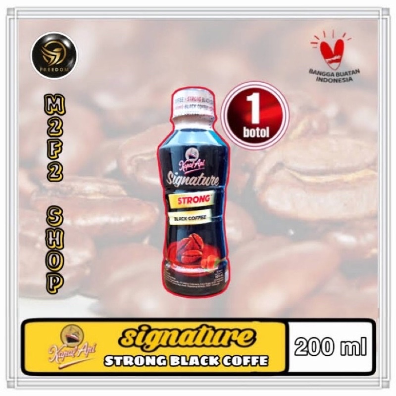 

Kopi Kapal Api Signature STRONG Black Coffee Botol Pet - 200 ml (Kemasan Satuan)