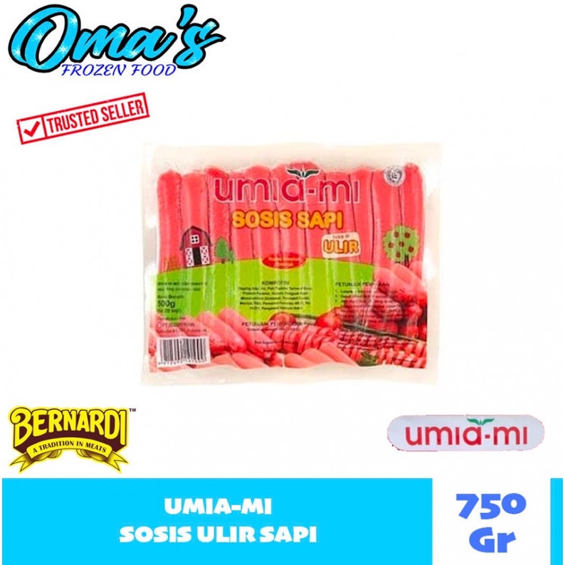 

UMIA MI SOSIS ULIR SAPI ISI 30 PCS 750 GR BY BERNARDI