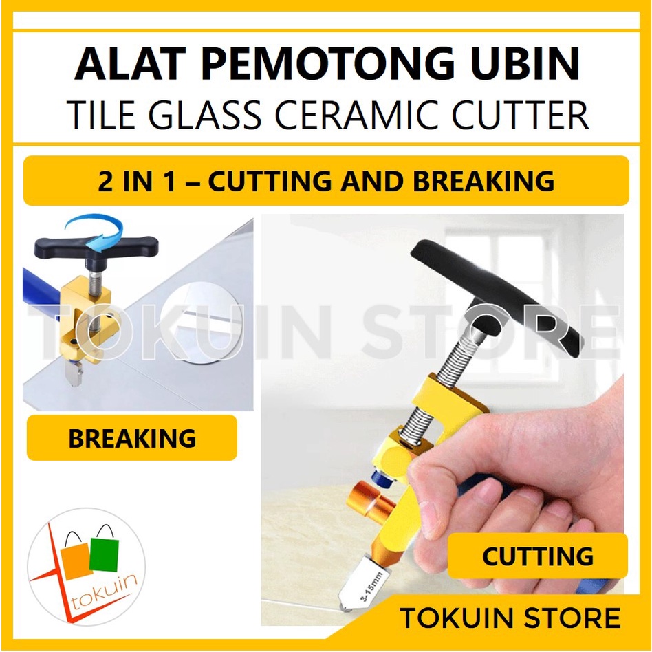 Alat Pemotong Potong Kaca Keramik Cermin Ubin Tile Glass Cutter Manual