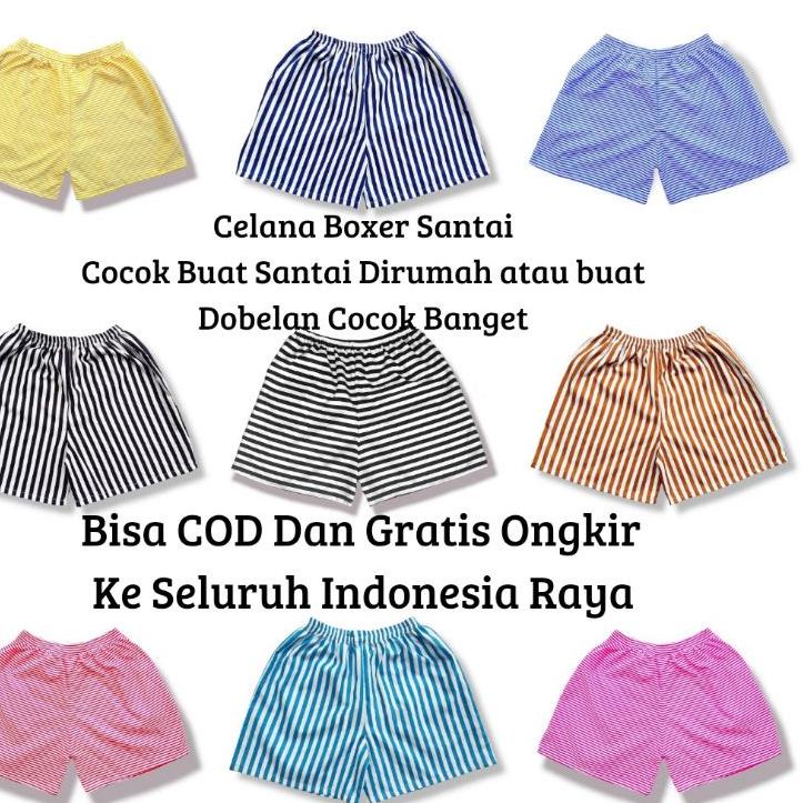 WJ1-2VD7B Ecer Rasa Grosir | Boxer Salur Stripe 04 | Boxer Distro | Boxer Best Seller | Boxer Kolor 