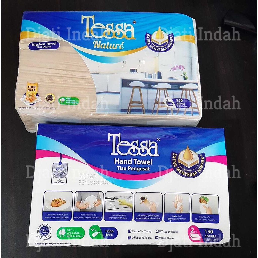 Termurah !!! Tisu Hand Towel / Tessa / Tissue Tessa / tysu Soft Hand Towel / Tisue Pengesat