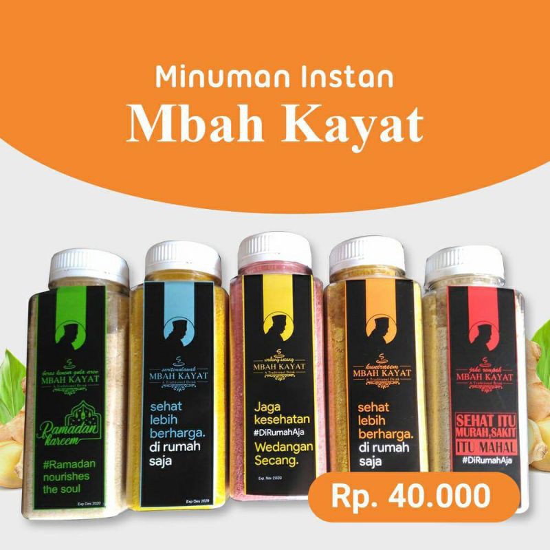

Minuman Instant Herbal Mbah Kayat
