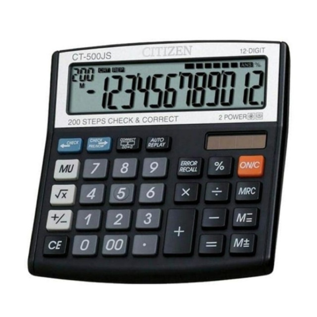 Kalkulator Citizen CT-500JS 12 digit Original