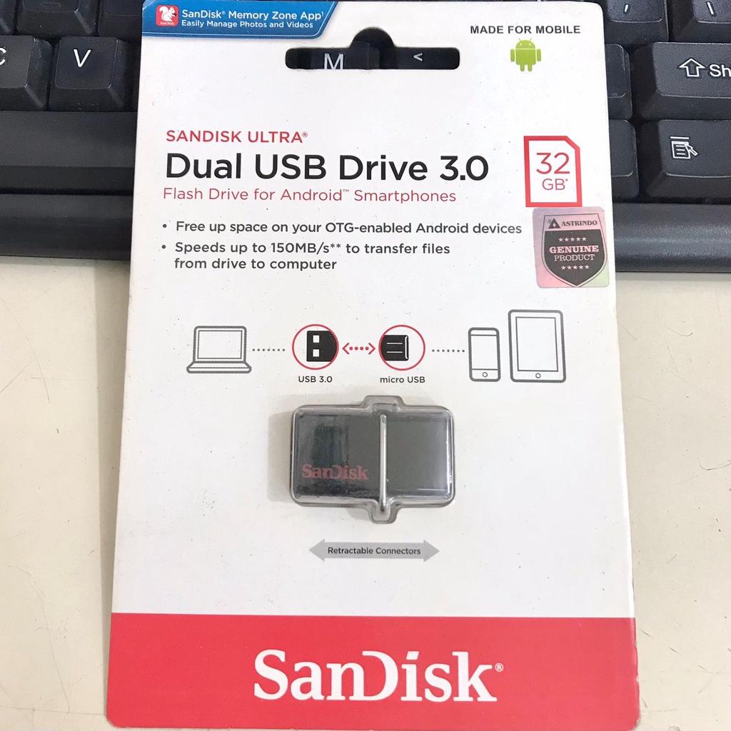 Flashdisk Sandisk OTG Dual Drive 32GB