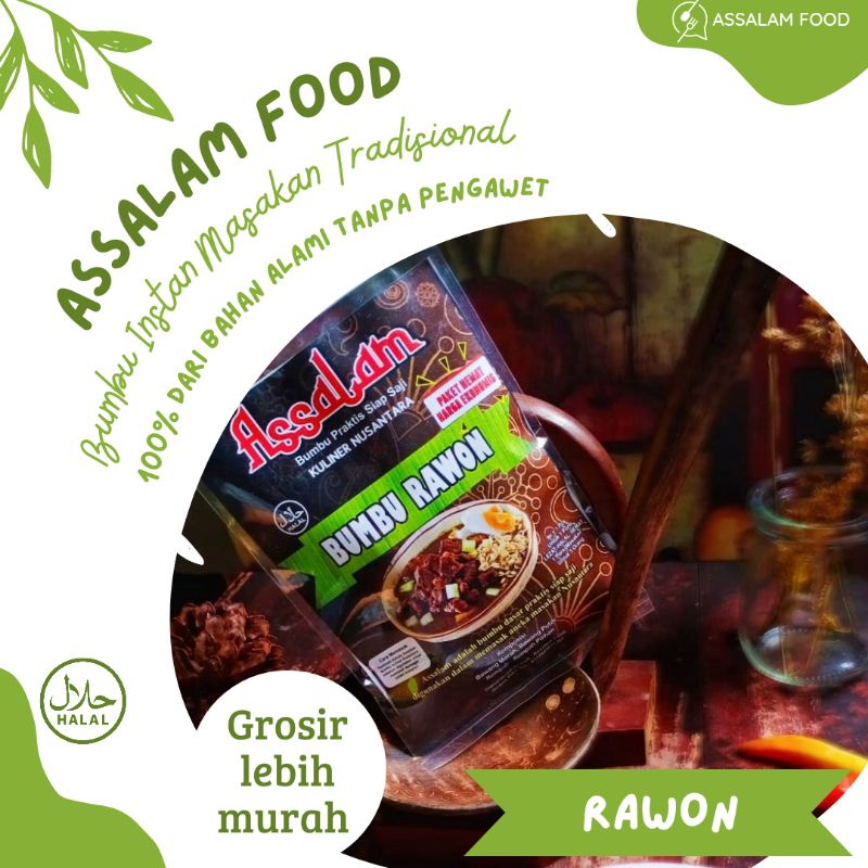 

ASSALAM Bumbu Instan Masakan Tradisional "Rawon