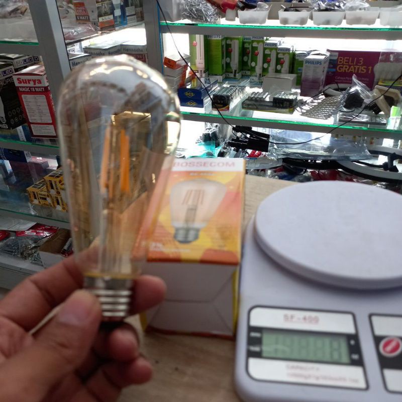 Lampu cafe filamen st64