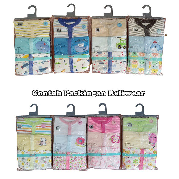 Sleepsuit Jumper Bayi isi 3pcs/ Sleepsuit Bayi 3in1