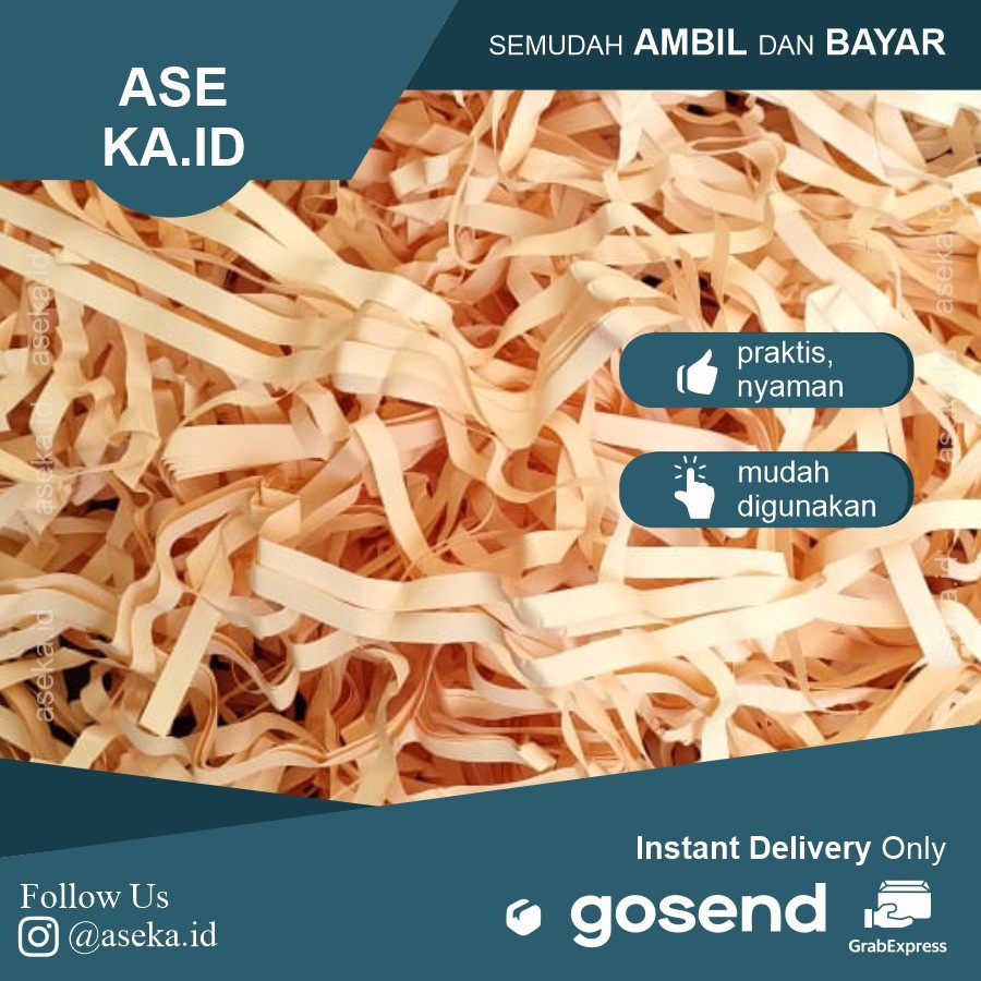 

Kertas Cacah Serut [SHREDDED PAPER] [KERTAS ISI HAMPERS]