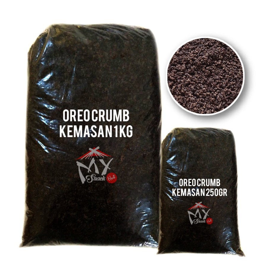 

OREO CRUMB 250GR - OREO KASAR - OREO CINCANG - TOPPING OREO