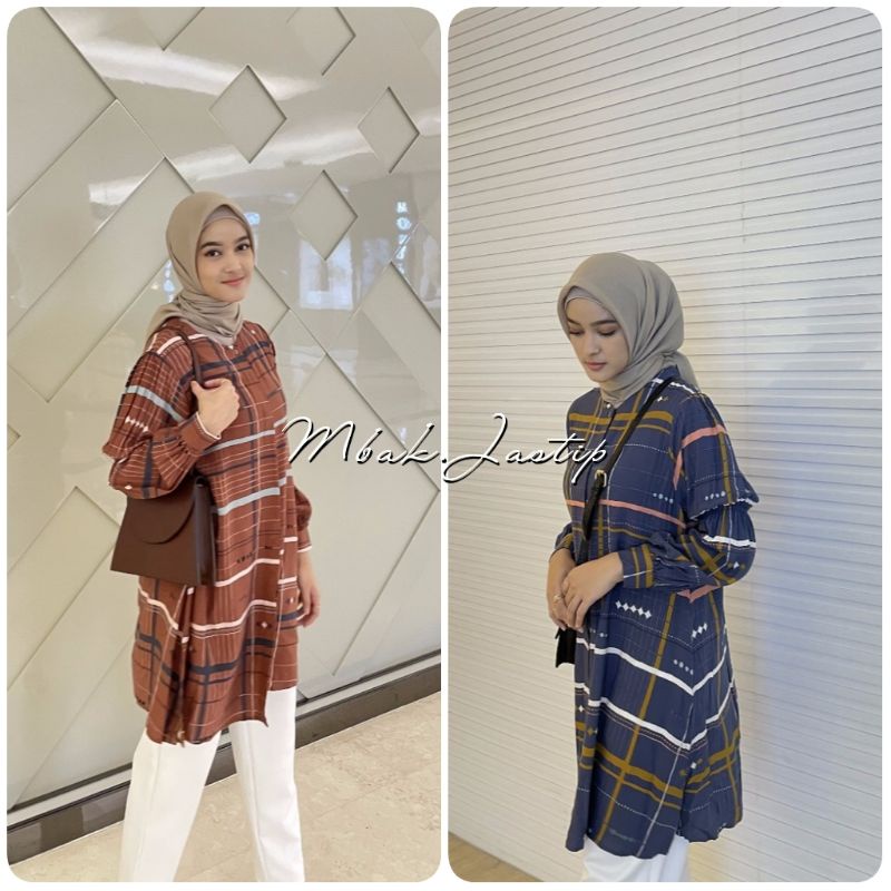 Jenna Blouse Vanilla Hijab Studio