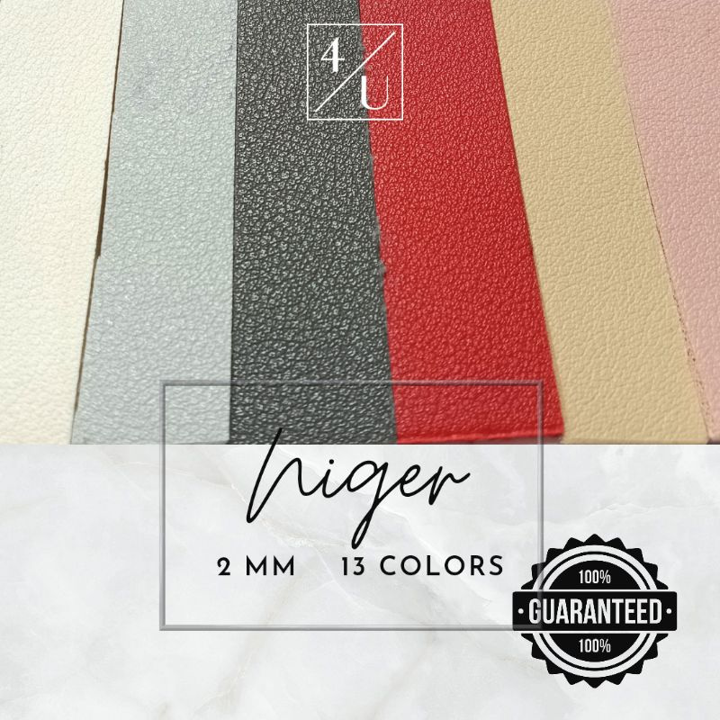 Kulit Sintetis Meteran GARANSI PVC - NIGER 1×1,37M Kulit Sintetis Tebal
