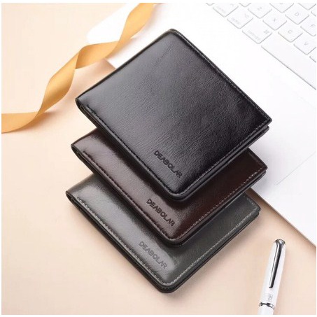 Dompet Pendek Pria | Dompet Kulit import Deabolar 208-1