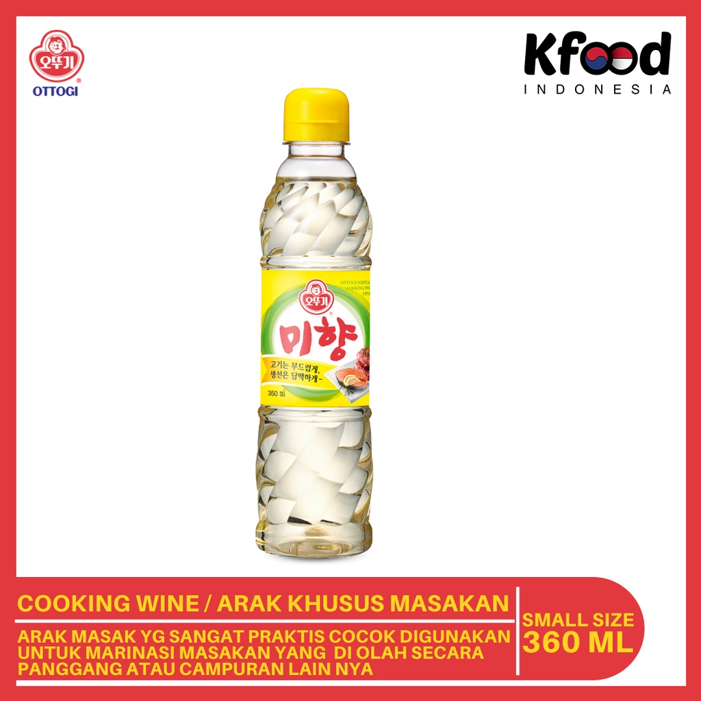 

Kfoodind - Ottogi Cooking Wine 350ml - Anggur Masak/Mihyang