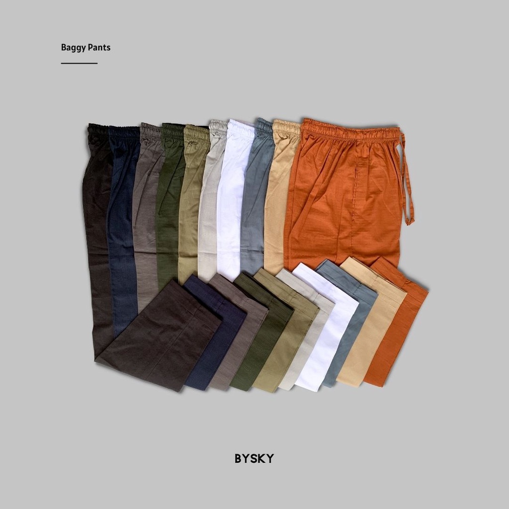 Baggy Pants | Baggy Pants Wanita | Celana Bahan Wanita