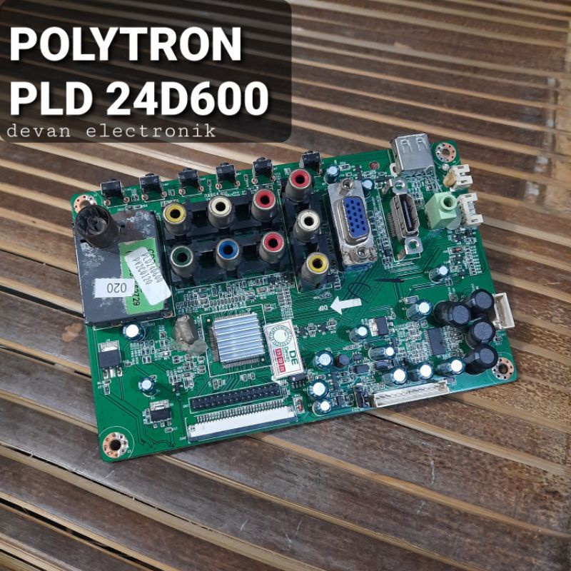 mainboard polytron pld 24D600 - mb mesin tv polytron 24D600