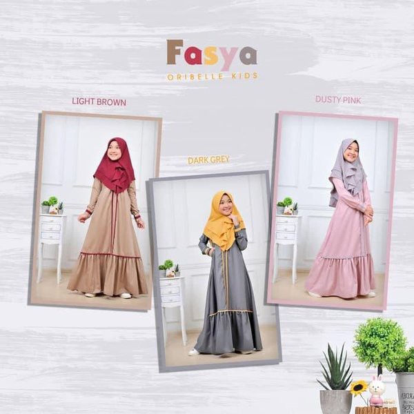 FASYA / ORIBELLE / ORIBELLE KIDS / GAMIS ANAK / BAJU MUSLIM
