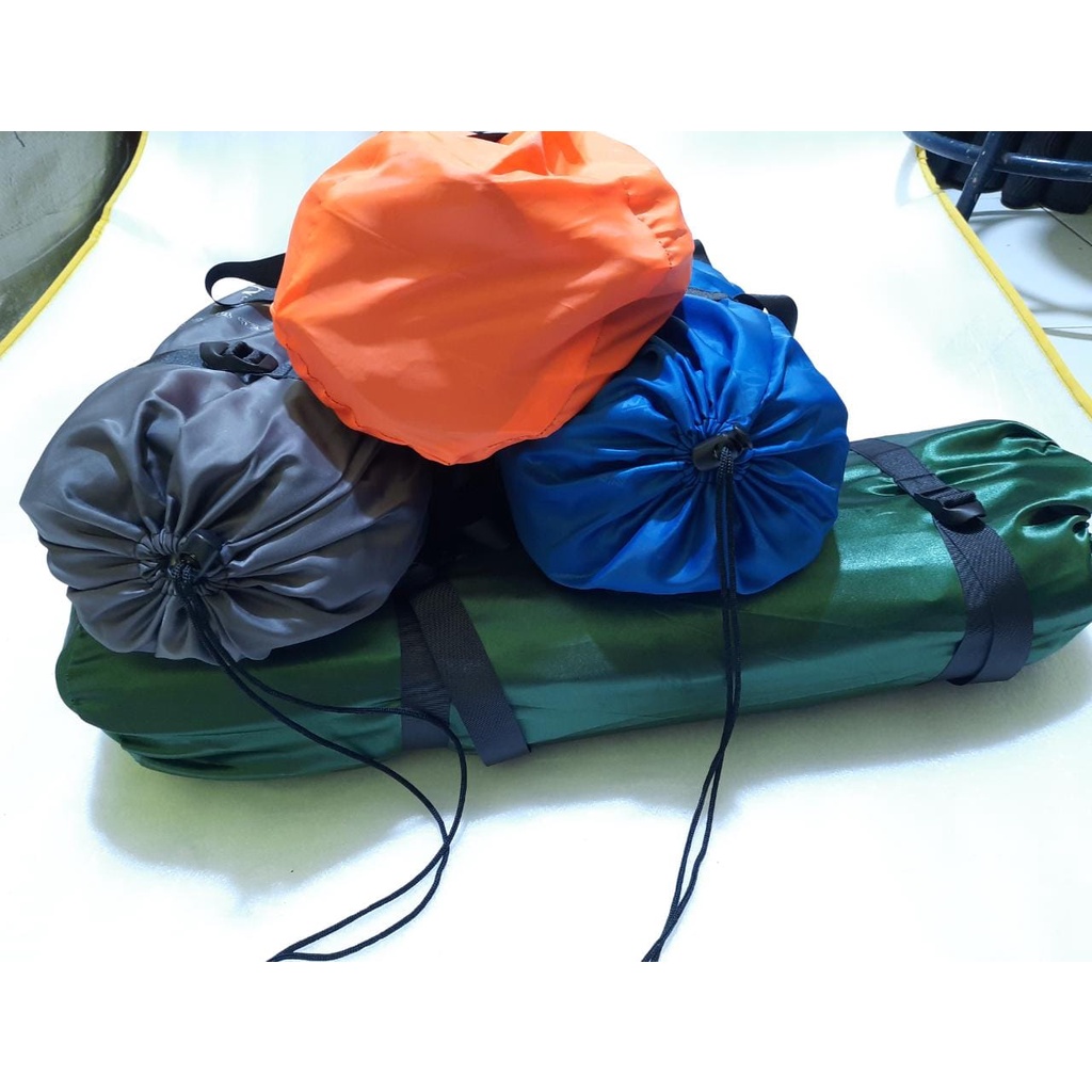 【Warna Dipilih】 Tas Tenda Camping Premium Bahan Satin - Lembut &amp; Tebal` Kapasitas 2 - 12 Orang` Sarung Tenda Dome Saten` Kap 2P 4P 6P 8P 10P 12P