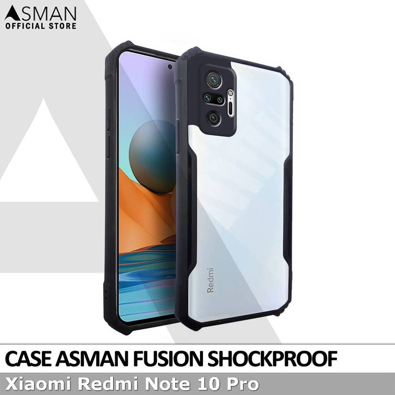 Asman Fusion Xiaomi Redmi Note 10 pro Case Premium Amor Acrylic