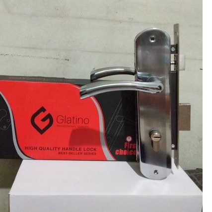 Kunci Pintu Besar Glatino GLT 212 PREMIUM / Handle Pintu Besar Glatino Premium / Kunci Pintu Besar Komplit / Handle Set Glatino GLT 212