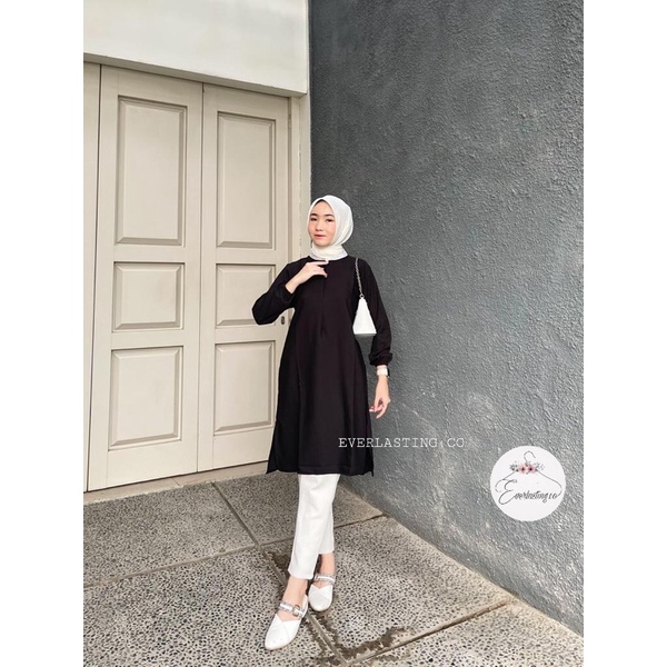 TUNIK FIDYA/TUNIK WANITA/ATASAN WANITA/BAHAN SHAKILA IMPORT