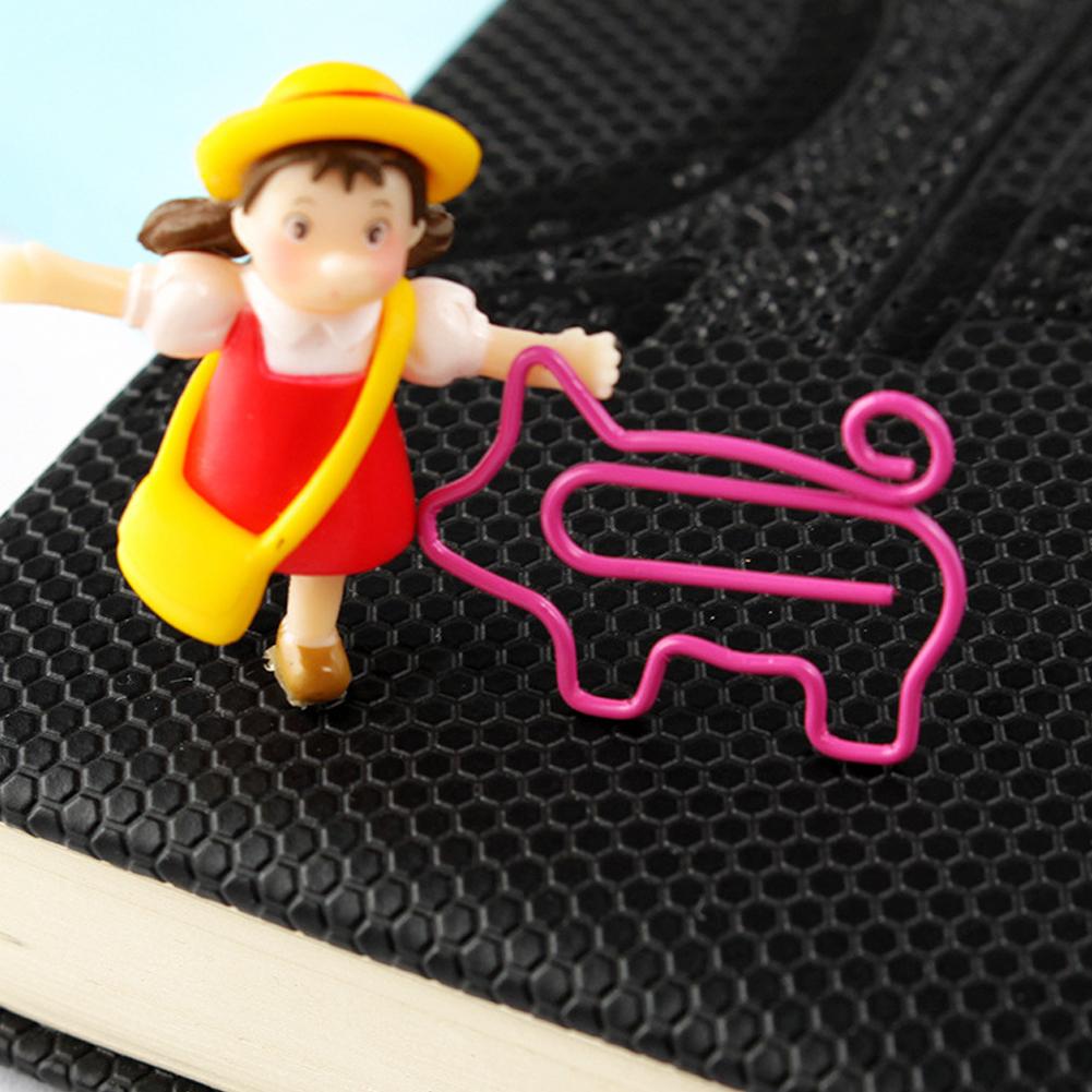 

Kreatif Babi Bookmark Kartun Kecil Lucu Gulungan Ekor Babi Lembut Lucu Klip Kertas Perlengkapan