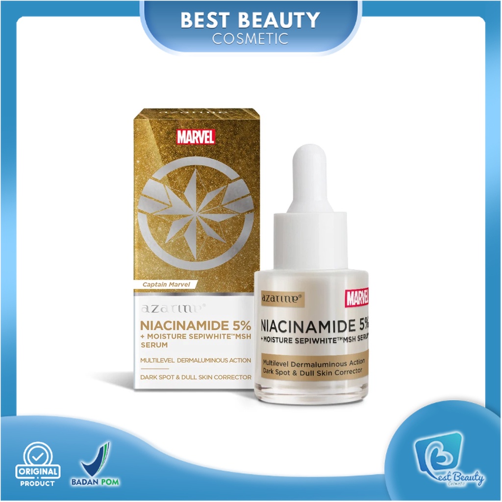 ★ BB ★  Azarine Niacinamide 5% + Moisture Sepiwhite Serum 20ml - Serum Marvel