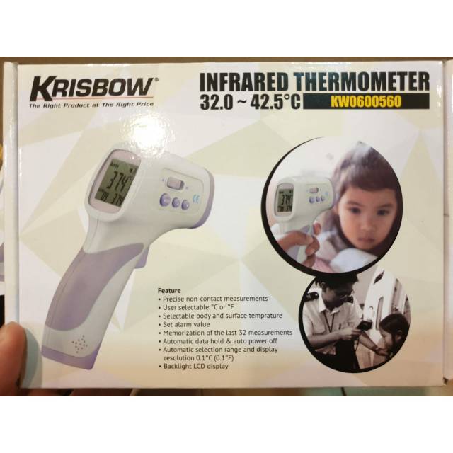 Jual Thermo Gun THERMOMETER INFRARED KRISBOW Shopee Indonesia